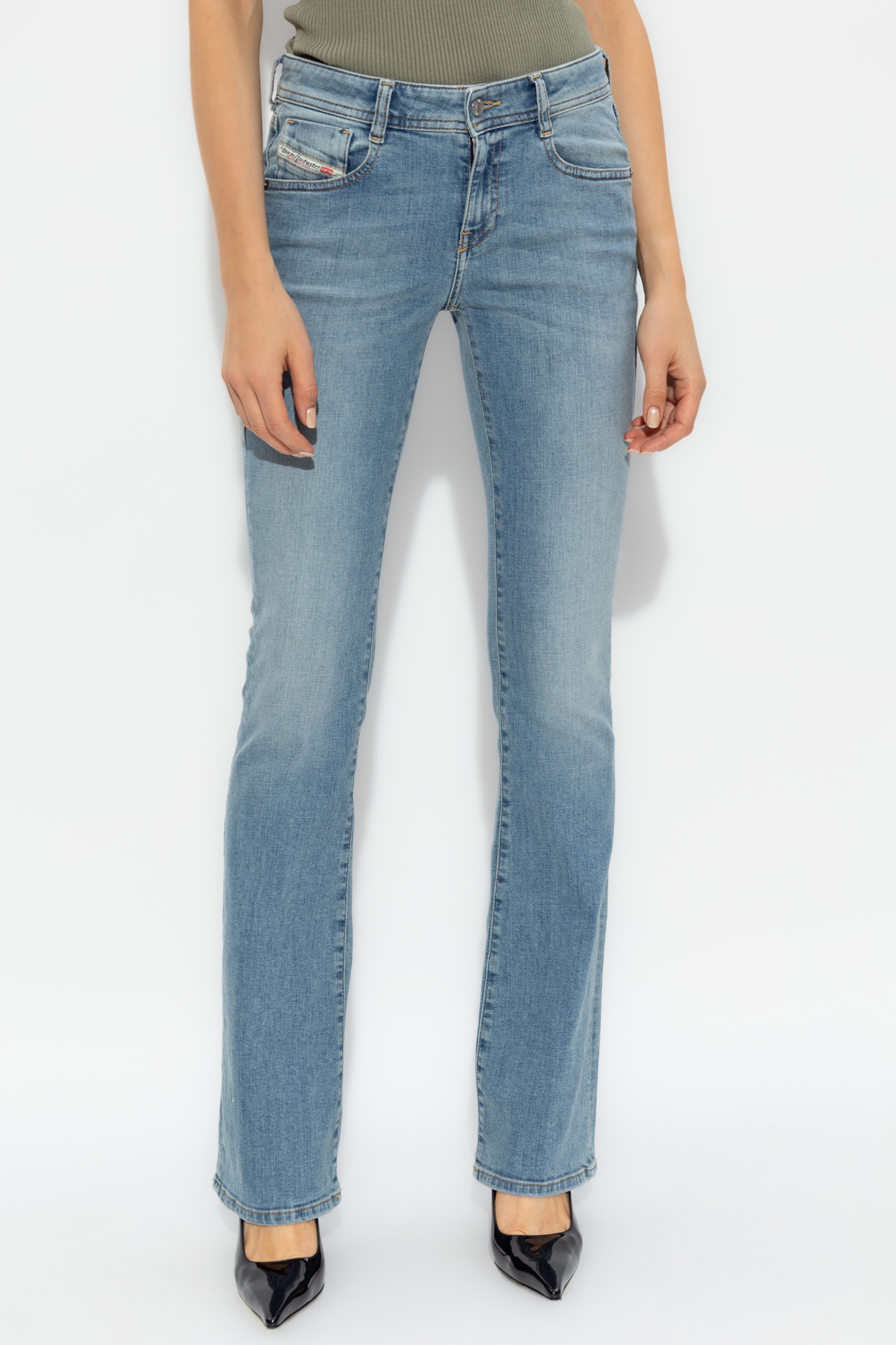 DIESEL | 1969 D-EBBEY L.32 JEANS LIGHT BLUE デニムジーンズ DIESEL '1969 D-Ebbey L.30' Bootcut Jeans, , Light in Blue | Lyst